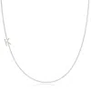 Maya Brenner Women's 14k Asymmetrical Letter Necklace - White Gold - 18" In Gold