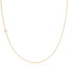 Maya Brenner Women's 14k Gold Asymmetrical Charm Necklace - Rose Gold - Cross In Gold