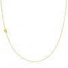 Maya Brenner Women's 14k Gold Asymmetrical Charm Necklace - Yellow Gold - Angel Wing In Gold