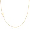 Maya Brenner Women's 14k Gold Asymmetrical Charm Necklace - Yellow Gold - Star Of David - 18" In Gold