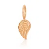 Maya Brenner Women's Charm Pendant - Angel Wing Rose Gold
