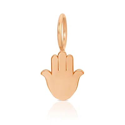 Maya Brenner Women's Charm Pendant - Hamsa Rose Gold