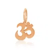 Maya Brenner Women's Charm Pendant - Om Rose Gold