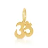 Maya Brenner Women's Charm Pendant - Om Yellow Gold