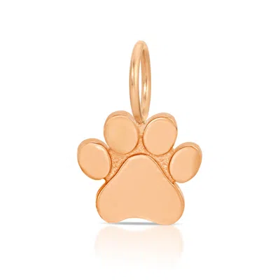 Maya Brenner Women's Charm Pendant - Paw Rose Gold