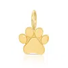 Maya Brenner Women's Charm Pendant - Paw Yellow Gold
