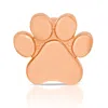 Maya Brenner Women's Charm Stud - 14k Rose Gold - Paw In Gold