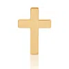 Maya Brenner Women's Charm Stud - 14k Yellow Gold - Cross In Gold