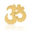 Maya Brenner Women's Charm Stud - 14k Yellow Gold - Om In Gold