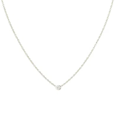 Maya Brenner Women's Diamond Layering Necklace - White Gold - 16"