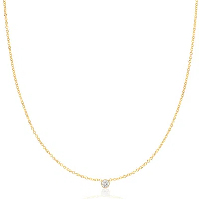 Maya Brenner Women's Diamond Layering Necklace - Yellow Gold - 18"