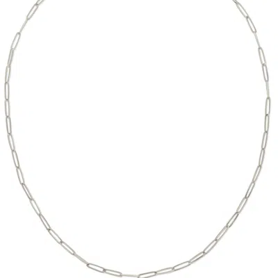 Maya Brenner Women's Element Long Link Chain - 14k White Gold - 18"