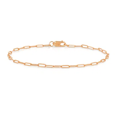 Maya Brenner Women's Element Short Link Bracelet - 14k Rose Gold