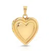 Maya Brenner Women's Gold Heart Locket Charm In Gold