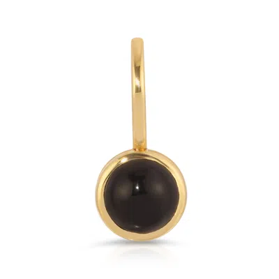 Maya Brenner Women's Gold Onyx Dangle Charm