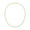 Maya Brenner Women's Gold Overboard Layering Chain - 16" In Burgundy
