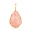 Maya Brenner Women's Gold Pink Opal Tear Drop Charm In Gold