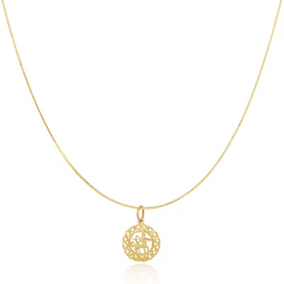 Maya Brenner Women's Gold Zodiac Necklace - Sagittarius