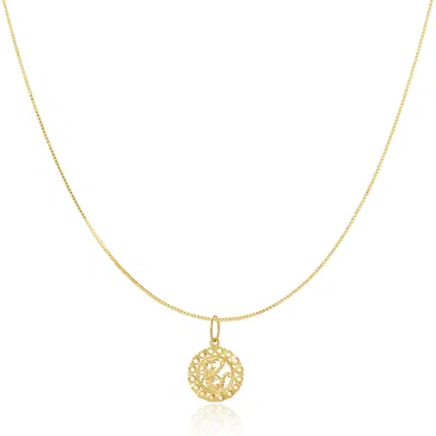 Maya Brenner Women's Gold Zodiac Necklace - Scorpio