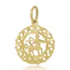Maya Brenner Women's Gold Zodiac Pendant - Sagittarius In Gold