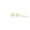 Maya Brenner Women's Mini Preppy Posts - Yellow Gold In Gold
