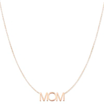 Maya Brenner Women's Mom Necklace - Rose Gold