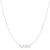Maya Brenner Women's Nana Necklace - White Gold In Metallic