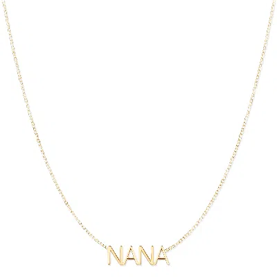 Maya Brenner Women's Nana Necklace - Yellow Gold