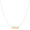 Maya Brenner Women's Pavé Mama Necklace - Yellow Gold In Gold