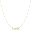Maya Brenner Women's Pavé Nana Necklace -  Yellow Gold In Gold