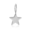 Maya Brenner Women's Silver Charm Pendant - Star White Gold