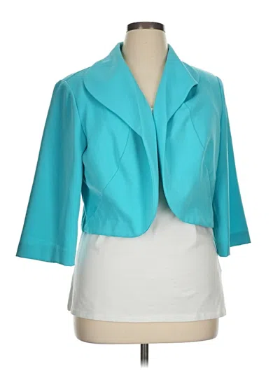 Pre-owned Maya Brooke Blazer Jacket In Blue