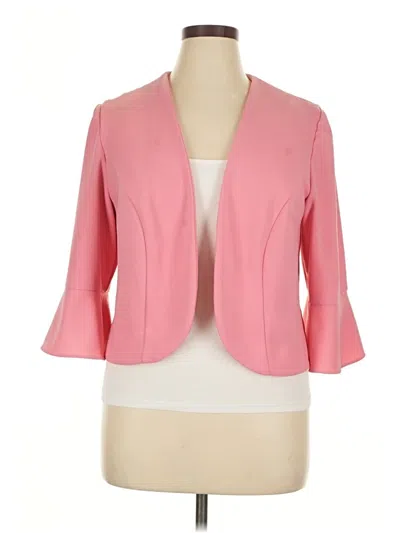 Pre-owned Maya Brooke Blazer Jacket In Pink