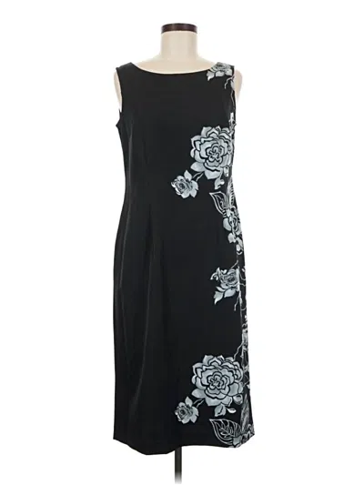 Pre-owned Maya Brooke Cocktail Dress In Black