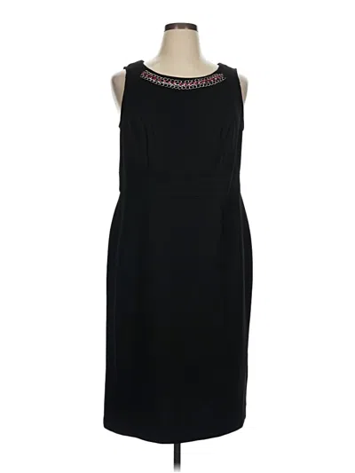 Pre-owned Maya Brooke Cocktail Dress In Black