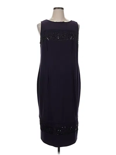 Pre-owned Maya Brooke Cocktail Dress In Purple