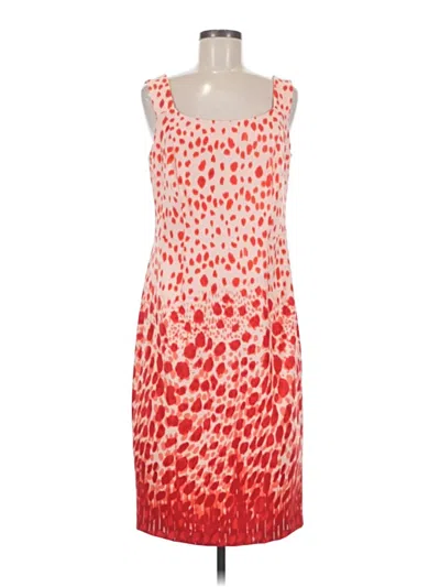 Pre-owned Maya Brooke Cocktail Dress In Red