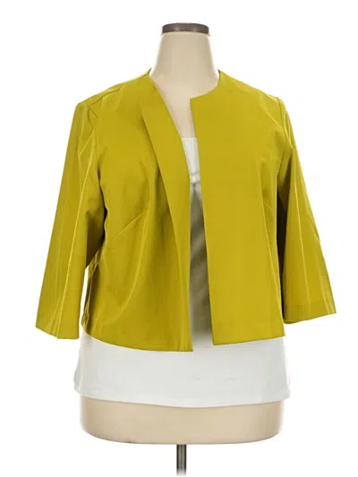 Pre-owned Maya Brooke Jacket In Yellow