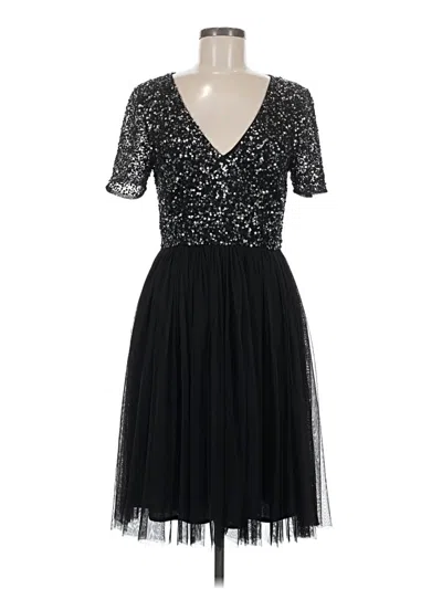 Pre-owned Maya Cocktail Dress In Black