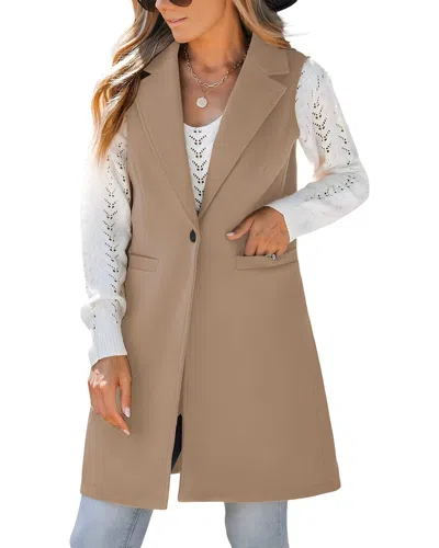 Maya Rosa Vest In Gray