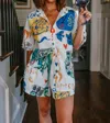 Mayah Overseas Holiday Bound Short Set In Multicolor