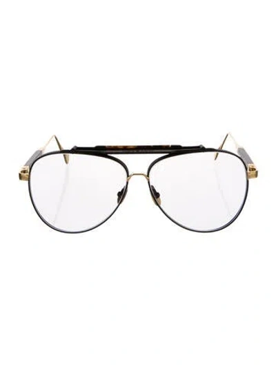 Pre-owned Maybach Aviator Eyeglasses In Brown