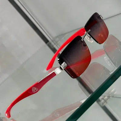 Pre-owned Maybach Eyewear Artist Iii Sunglasses In Red