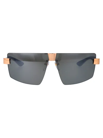 MAYBACH EYEWEAR MAYBACH EYEWEAR GOLD BLACK TITANIUM+HORN SUNGLASSES