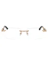 Maybach Eyewear Gold Titanium Glasses In Gold