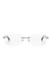 Maybach Eyewear Idealist I Rectangle-frame Glasses In Neutrals
