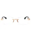 Maybach Eyewear Mellow Gold - White Marble Titanium Glasses In White