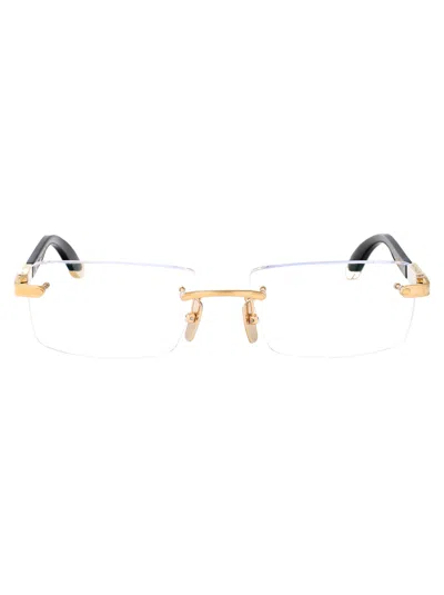 Maybach Eyewear Mellow Gold - White Marble Titanium Glasses