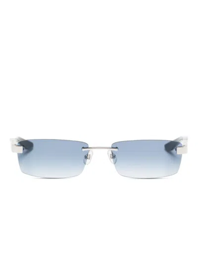 Maybach Eyewear Sonnenbrille Mit Eckigem Gestell In Silver