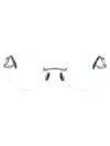 Maybach Eyewear Silver Titanium Glasses